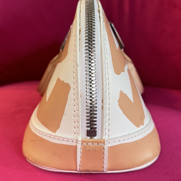 Louis Vuitton peach graffiti Alma satchel by Stephen sprouse east west dome bag - Picture 5 of 16